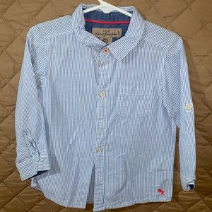 H&M L.O.G.G Striped Button Down Shirt.
